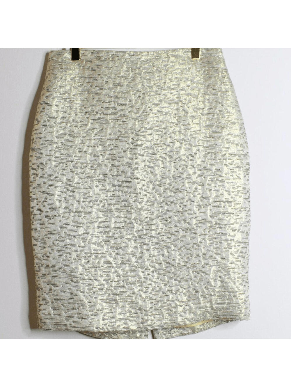 Worthington Gold Tinsel High Waist Pencil Skirt - Size 18